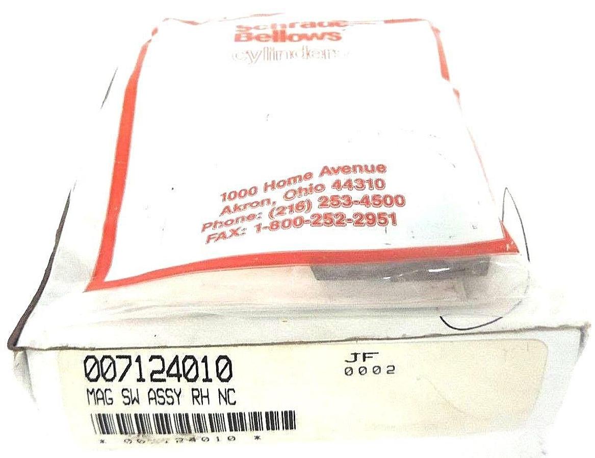 Used NIB SCHRADER BELLOWS 007124010 MAG SW ASSY RH NC, 712-4010