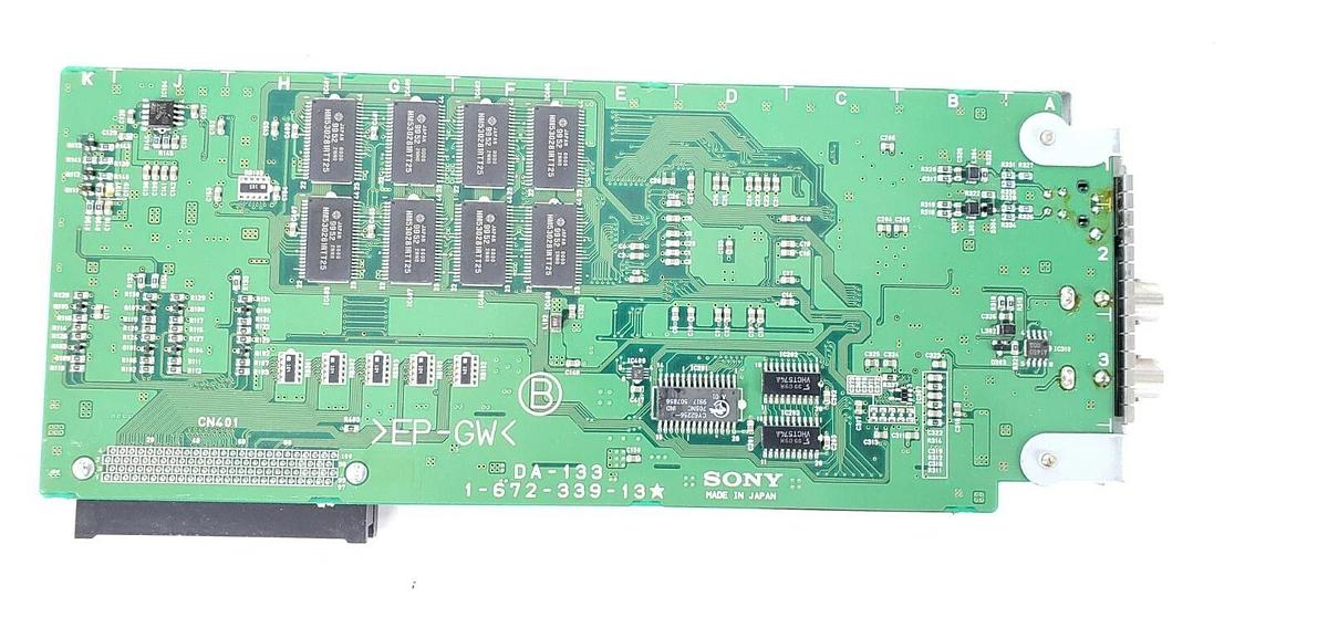 Used SONY DA-133 1-672-339-13 DIGITAL SURVEILLANCE S VIDEO OUTPUT BOARD A-8320-893-A