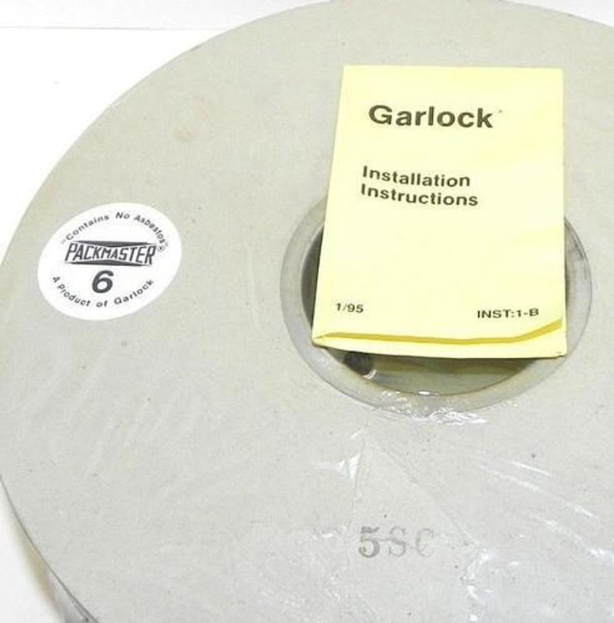 NEW, GARLOCK, 1 1/4", PACKMASTER 6, 10 #, 5SC
