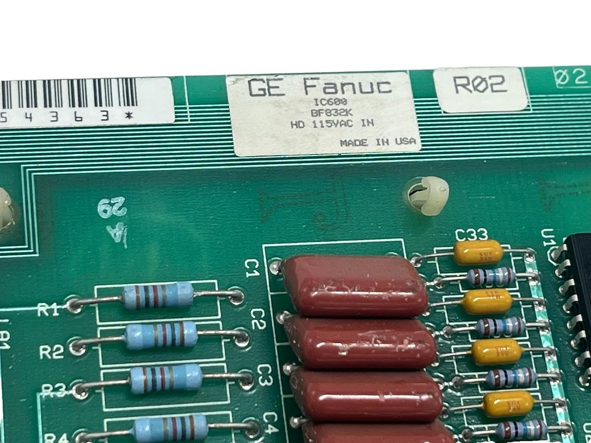 Used GE Fanuc IC600BF832K Series Six High Density Input Module IC600FP827K Faceplate