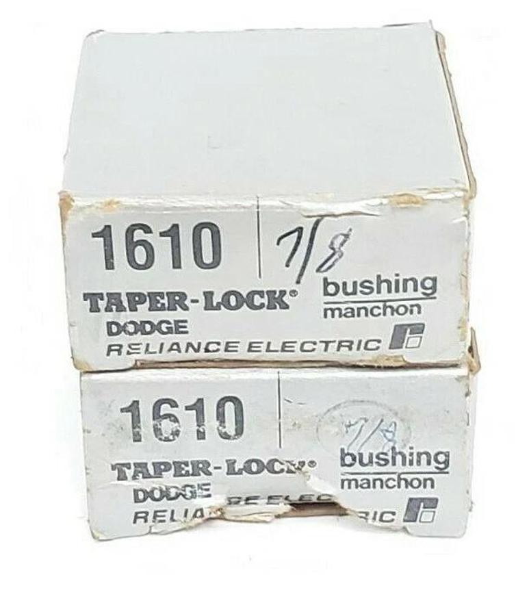 Used LOT OF 2 NIB DODGE 1610X7/8 TAPER-LOCK BUSHINGS 1610 7/8