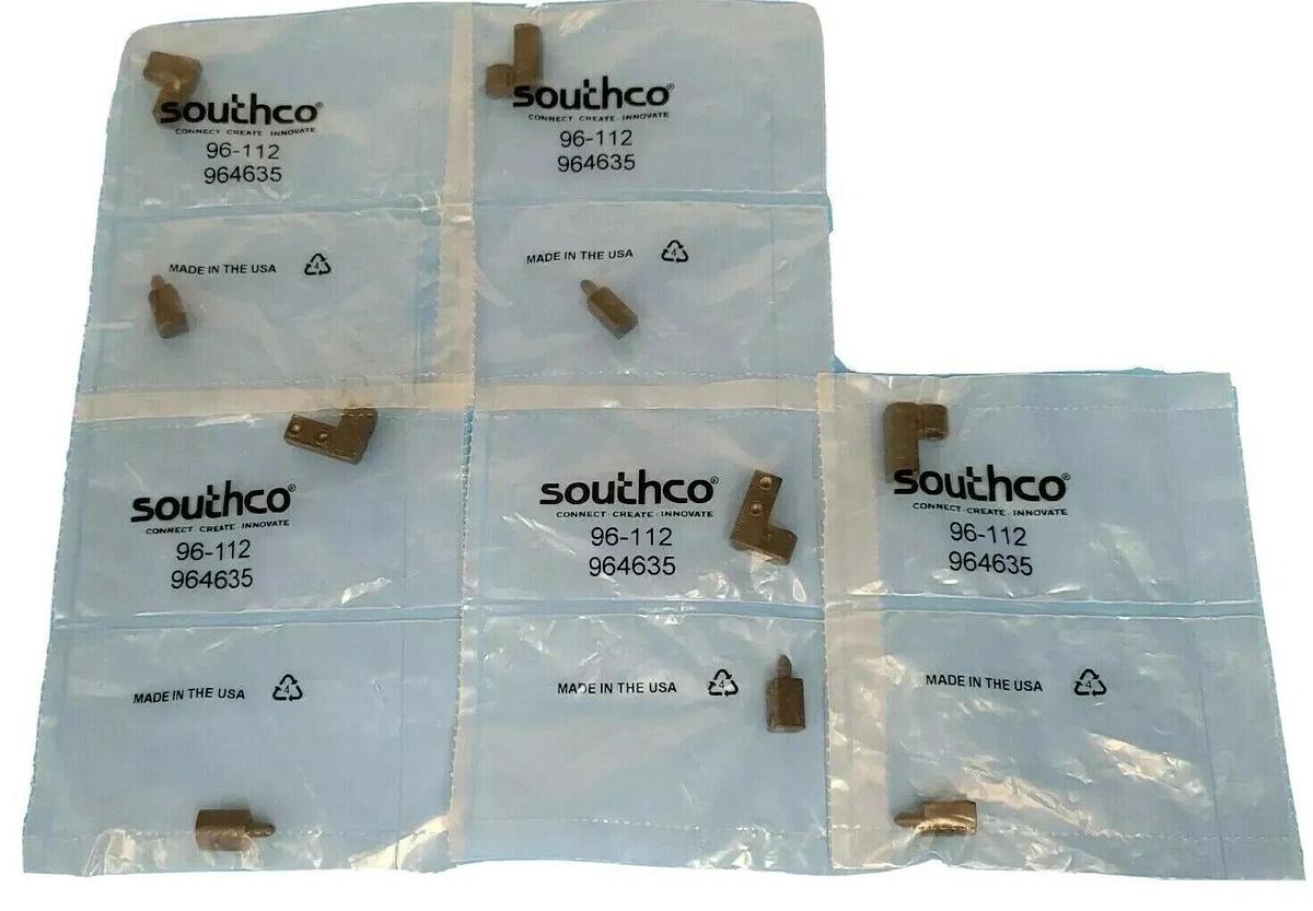 Used LOT OF 5 NEW SOUTHCO 96-112 REMOVABLE LIFT OFF HINGES 6-32 THREAD HOLE