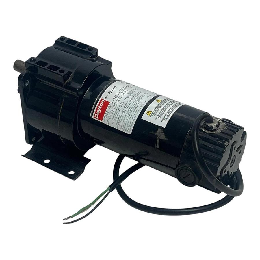 Used Dayton 4Z129D Parallel Shaft Permanent Magnet DC Gearmotor 1/8 HP 90V 50 RPM