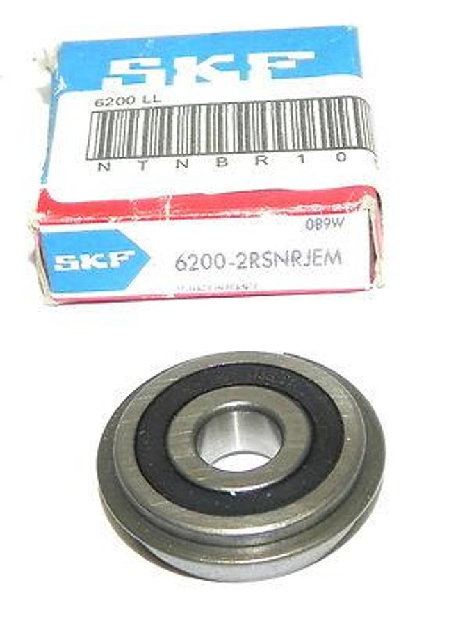NIB SKF 6200-2RSNRJEM BALL BEARING 62002RSNRJEM