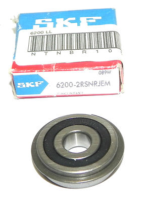 NIB SKF 6200-2RSNRJEM BALL BEARING 62002RSNRJEM