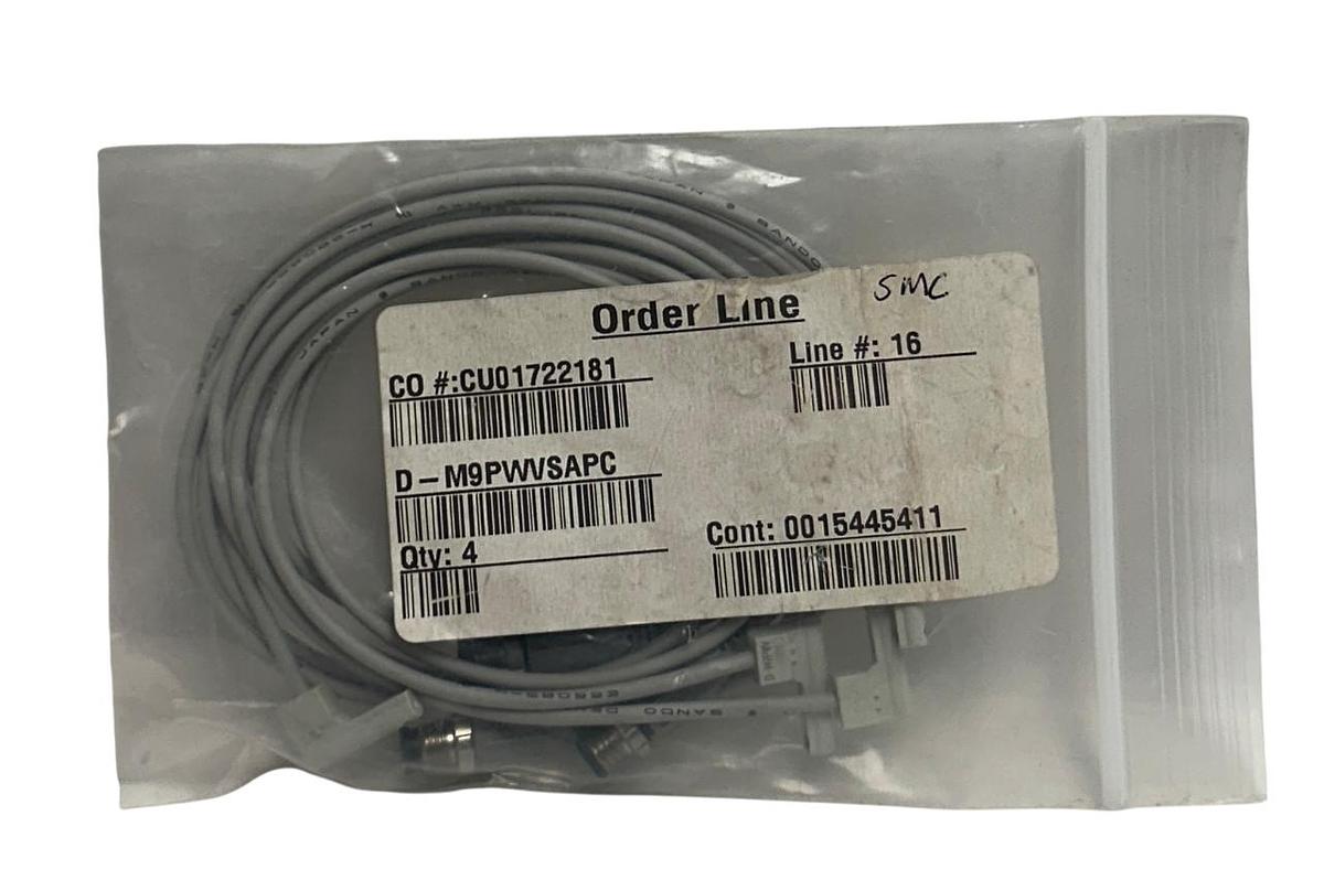 4 SMC D-M9PWVSAPC / DM9PWVSAPC SOLID STATE AUTO-SWITCHES 4.5-28VDC PNP NSNP