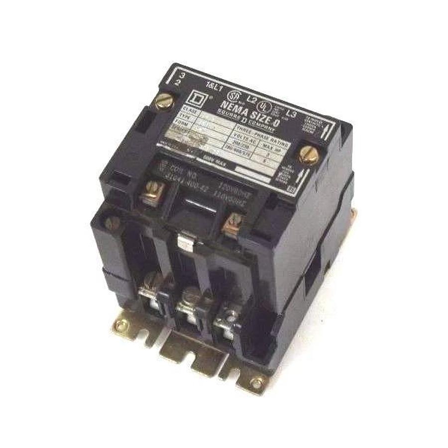 Used SQUARE D CLASS 8536 TYPE SB02 SIZE 0 STARTER 3 PHASE 8536SB02
