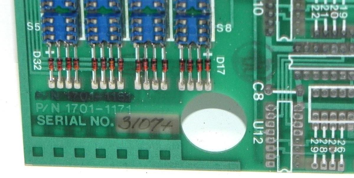 Used MCGILL 1701-1171 CPU BOARD 17011002, 17011171