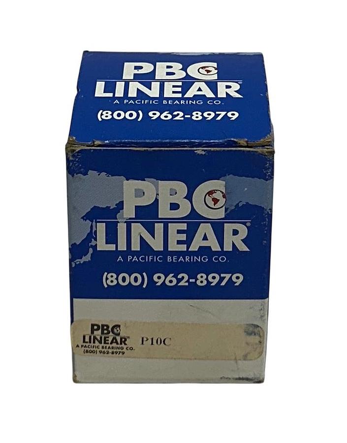 Used PBC LINEAR P10C SIMPLICITY SERIES SINGLE PILLOW BLOCK BEARING 5/8'' PLAIN NSMP