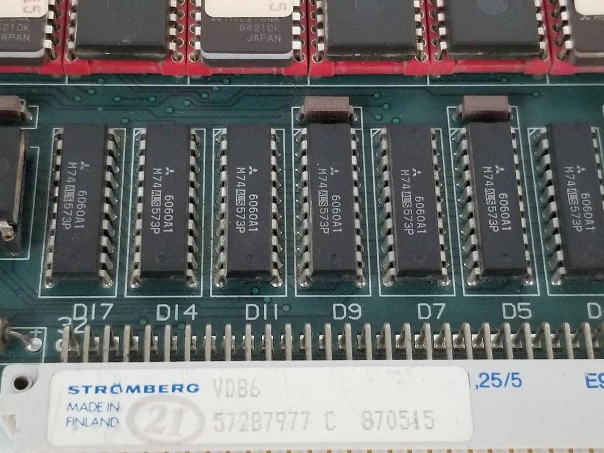 Used ABB / STROMBERG VD86-SCAN VIDEO CONTROL BOARD 57088478 5760963-0B 572879777