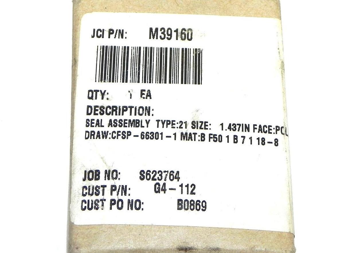 NIB JOHN CRANE M011-42 SEAL ASSEMBLY KIT SIZE: 1.125
