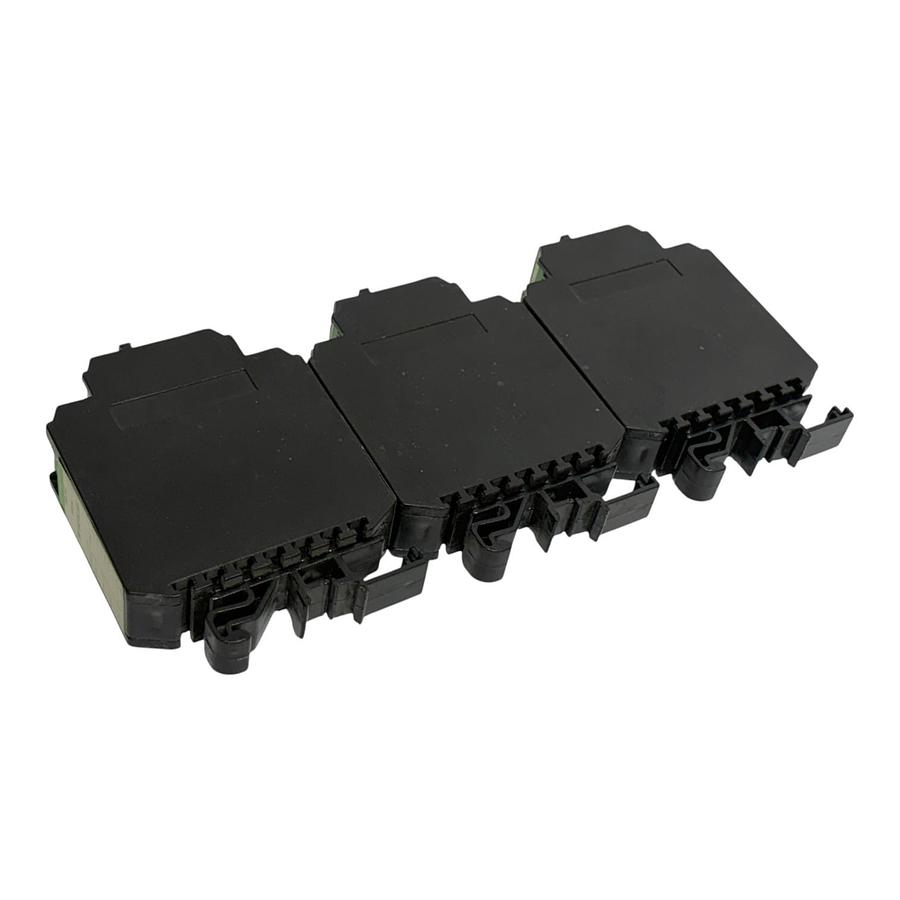 Used Lot of 3 Murrelektronik RM 14/24 DC 51510 DIN Rail Relay Modules