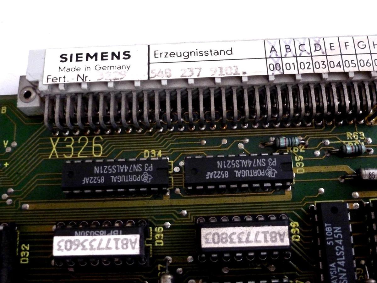 Used SIEMENS 6FX1123-7AA01 MEASURING MODULE/COMMAND ENCODER 03325 548-237-9101