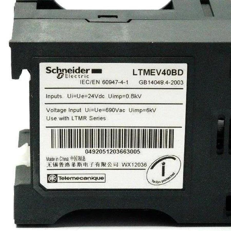 Used NIB SCHNEIDER LTMEV40BD EXPANSION MODULE TESYS T- 940492 24VDC LTM-EV40BD