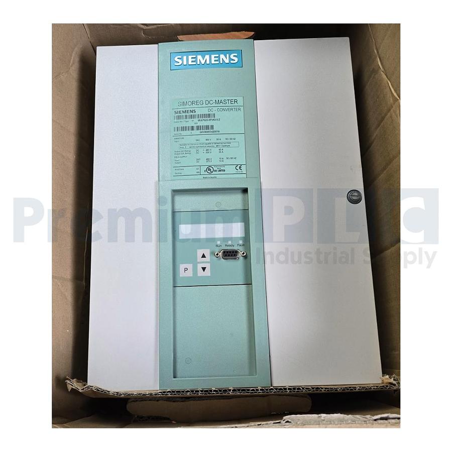 Used SIEMENS 6RA7025-6FV62-0-Z+X01 SIMOREG DC CONVERTER W/MICROPROCESSOR NSMP