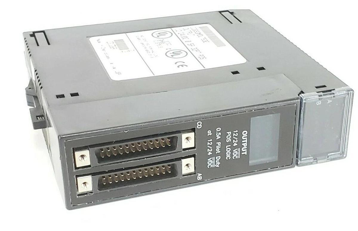 Used GE FANUC IC693MDL753E OUTPUT MODULE 12/24VDC .5A 32PT 44A732232-G01