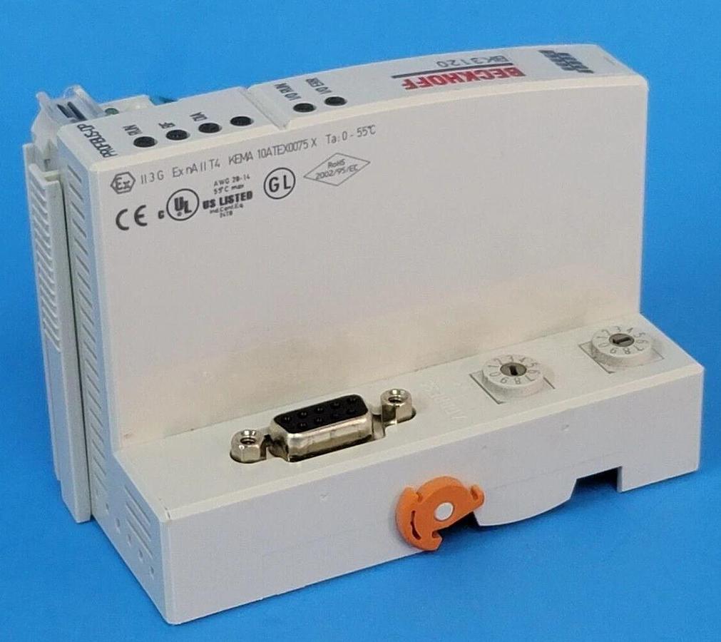 Used BECKHOFF BK3120 PROFIBUS Coupler PROFIBUS-DP 24VDC