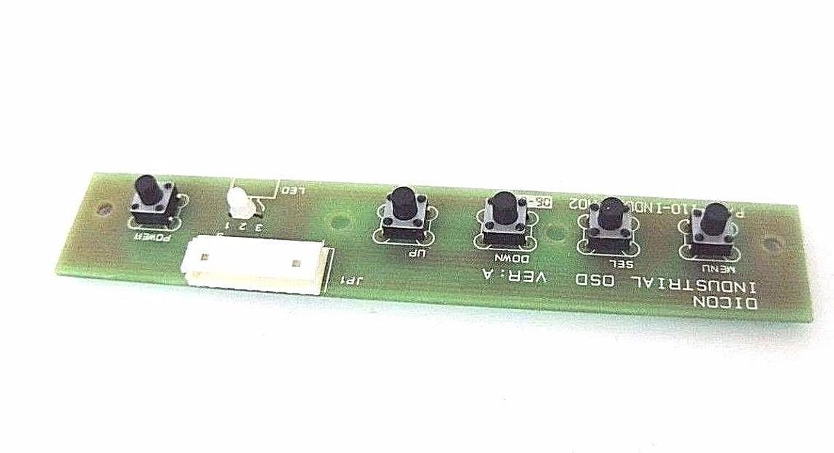 Used DICON INDUSTRIAL OSD 110-INDUS1-A02 VER. A BOARD 110INDUS1A02