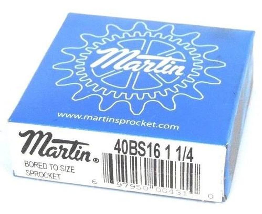 FACTORY SEALED MARTIN 40BS16-1-1/4 ROLLER SPROCKET 1-1/4" BORE 40BS16114