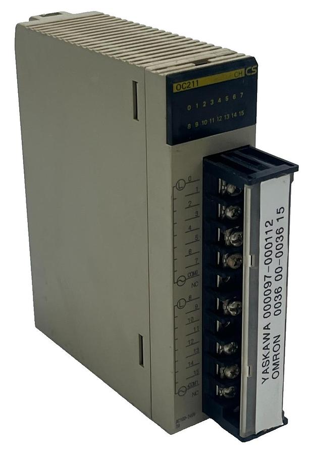 Used Omron CS1W-OC211 Sysmac CS1 Series Relay Output Unit - 16 Point - 250VAC/24VDC