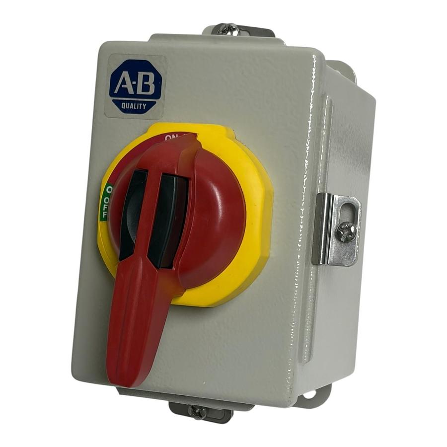 Used Allen Bradley 194E-FA20E-P11 /B Enclosed IEC Load Switch 3-Pole 25A 600V New