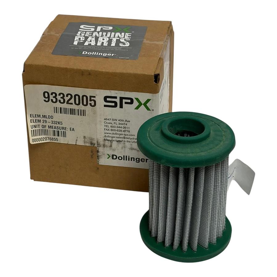 Used SPX Dollinger 9332005 Air Filter Element 29-332K5 ELEM MLDD Compressor New