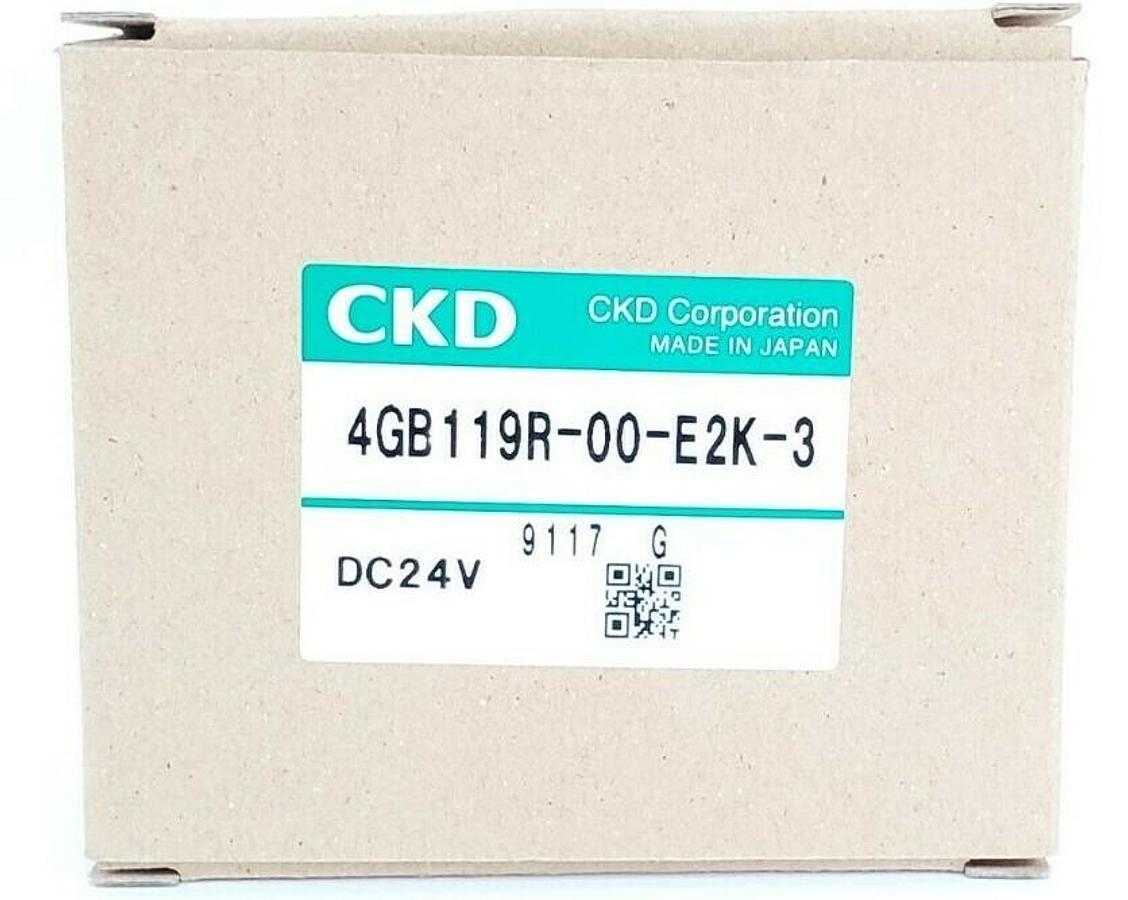 Used NIB CKD 4GB119R-00-E2K-3 DISCRETE VALVE DC24V 4GB119R00E2K3