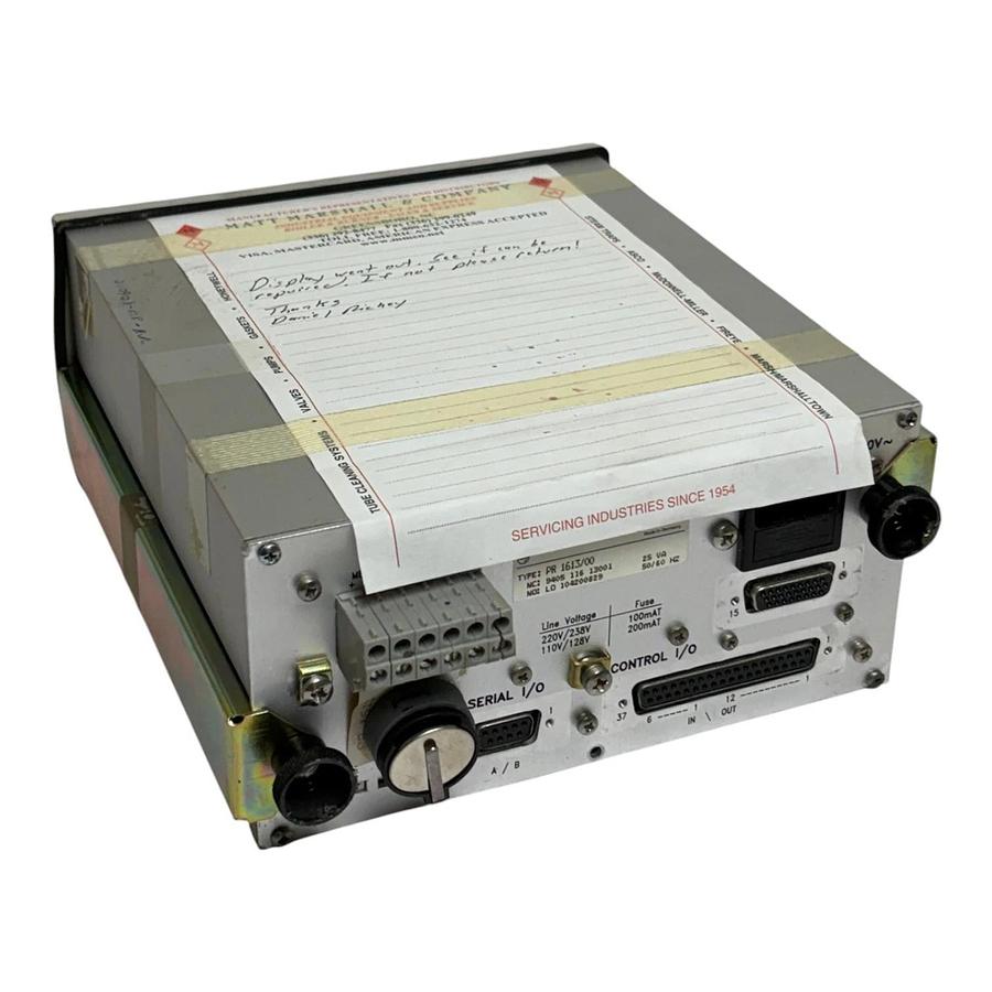 Used Philips PR1613/00 PR1613 Digital Weight Indicator Process Controller As Is Parts