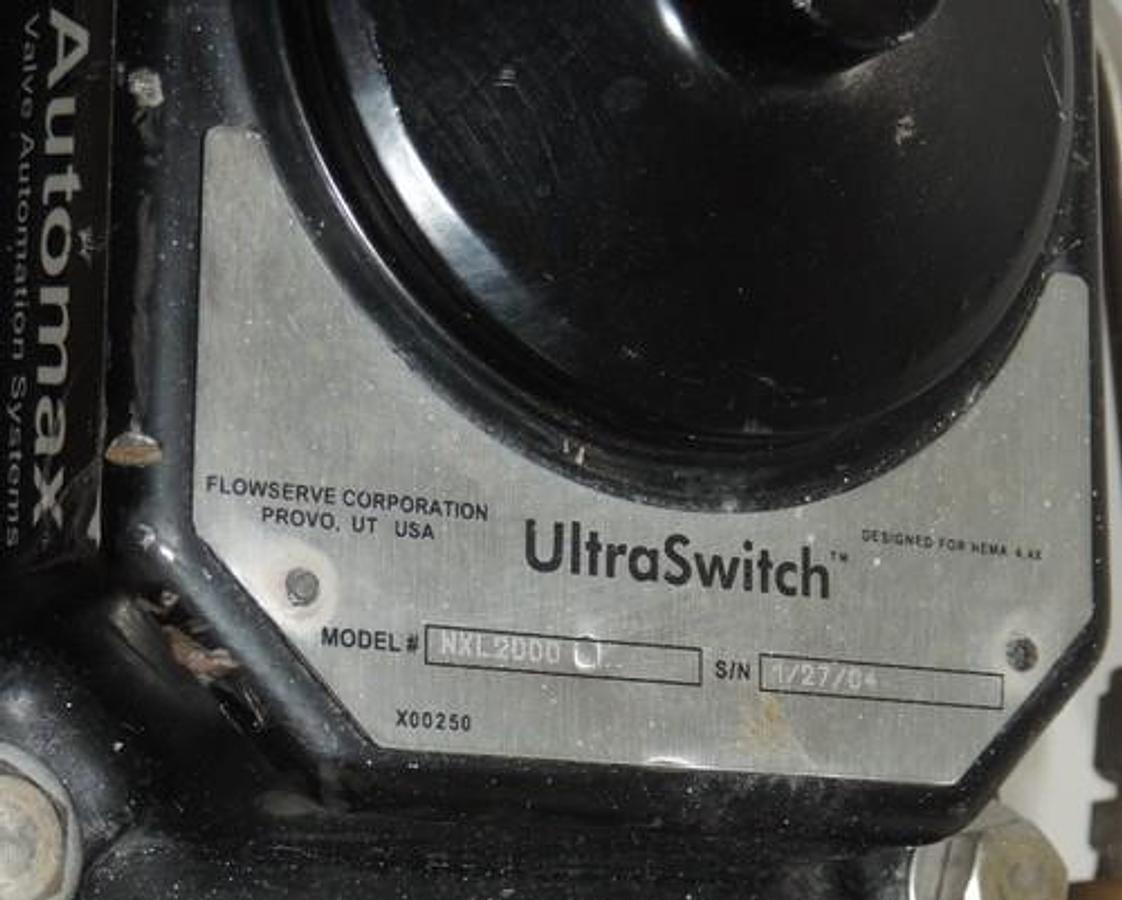 Used FLOWSERVE B115S07 ACTUATOR WITH AUTOMAX NXL2000 ULTRASWITCH WITH KEMA EX-99