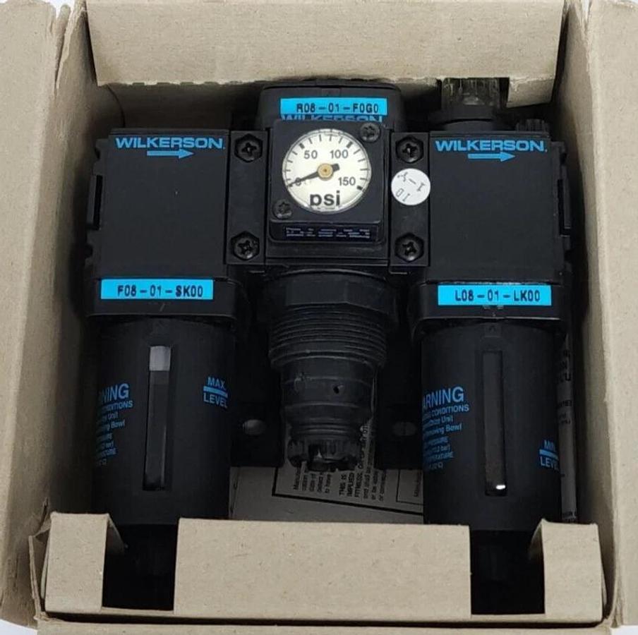 Used NIB WILKERSON C08-01-FKG0 COMBINATION FILTER-REG-LUB