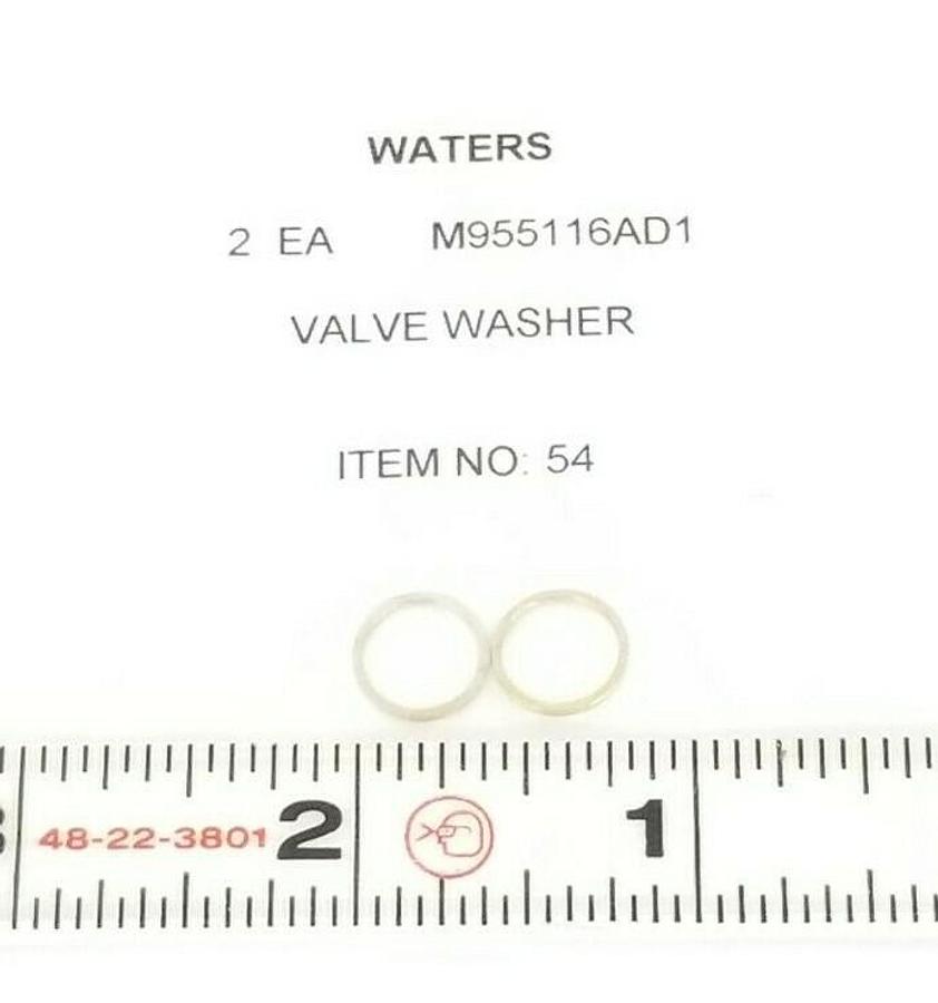 Used LOT OF 2 NEW WATERS M955116AD1 VALVE WASHERS