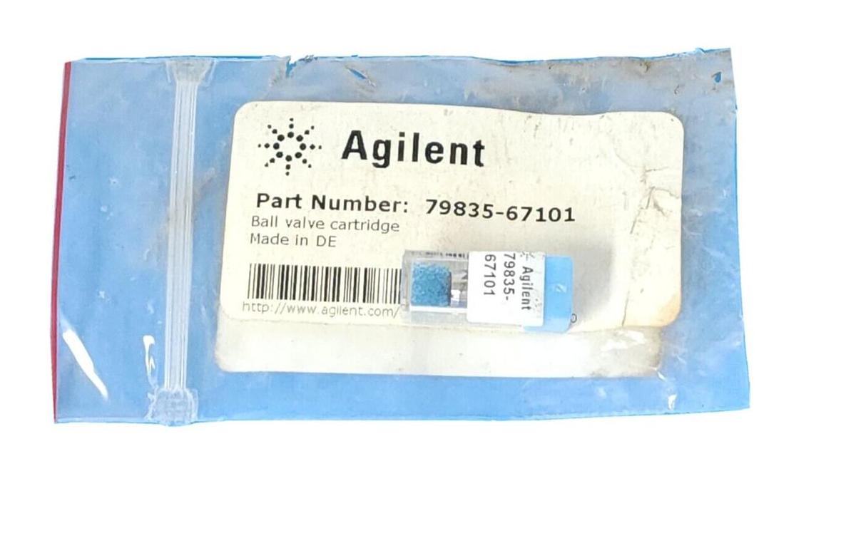 Used NEW AGILENT TECHNOLOGIES 79835-67101 VALVE BALL CHECK CARTRIDGE F/1090