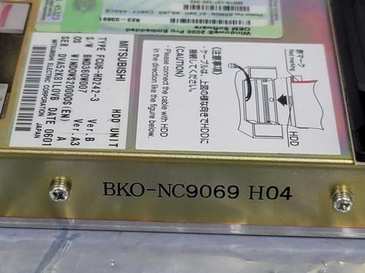 Used MITSUBISHI FCU6-HD242-3 HARD DRIVE HDD UNIT CNC