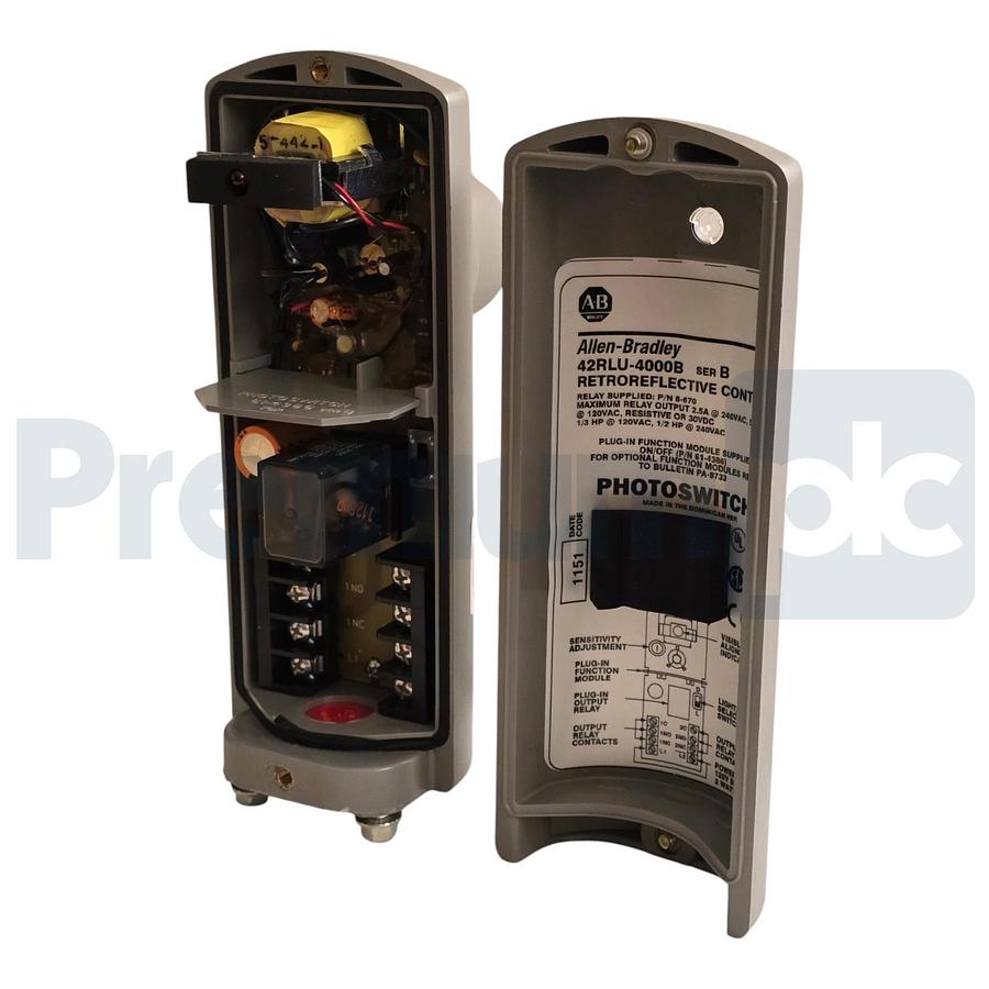 Allen Bradley 42RLU-4000B /B Photoswitch Retroreflective Photoelectric Sensor