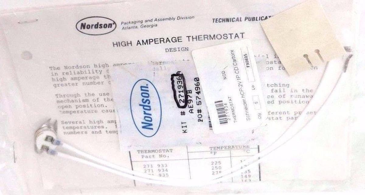 Used NEW NORDSON 271936 HIGH AMPERAGE THERMOSTAT 300 DEGREE FAHRENHEIT