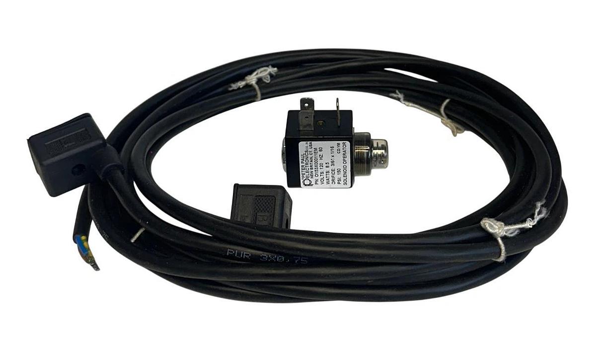 PETER PAUL O153X00011EM SOLENOID OPERATOR 120V 60Hz 8.5W 3/64x1/16 W/ CABLE NSNP