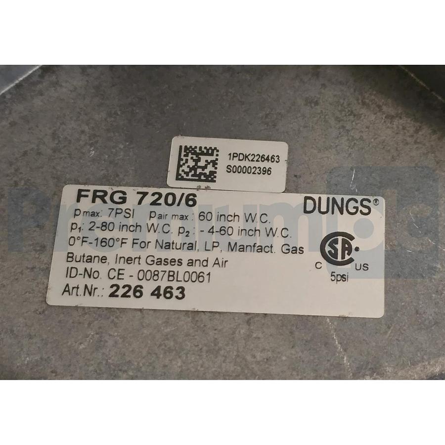 Dungs 226463 2" NPT FRG 720/6 | FRG720/6 Proportionator Zero Governor Regulator
