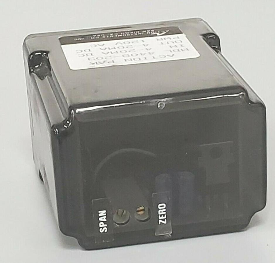 Used INVENSYS ACTION INSTRUMENTS 4408-203 RELAY CUSTOM 120VAC 4-20MA