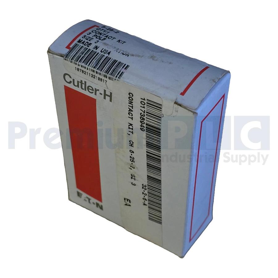 Used EATON CUTLER HAMMER 6-25-2 CONTACT KIT, CITATION, SIZE 3, 3 POLES, 6252 NSFS