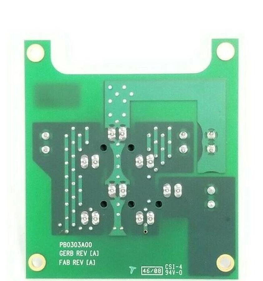 Used BALDOR EB0524A00 POWER INPUT BOARD PB0303A00 GERB REV. A FAB. REV. A H2