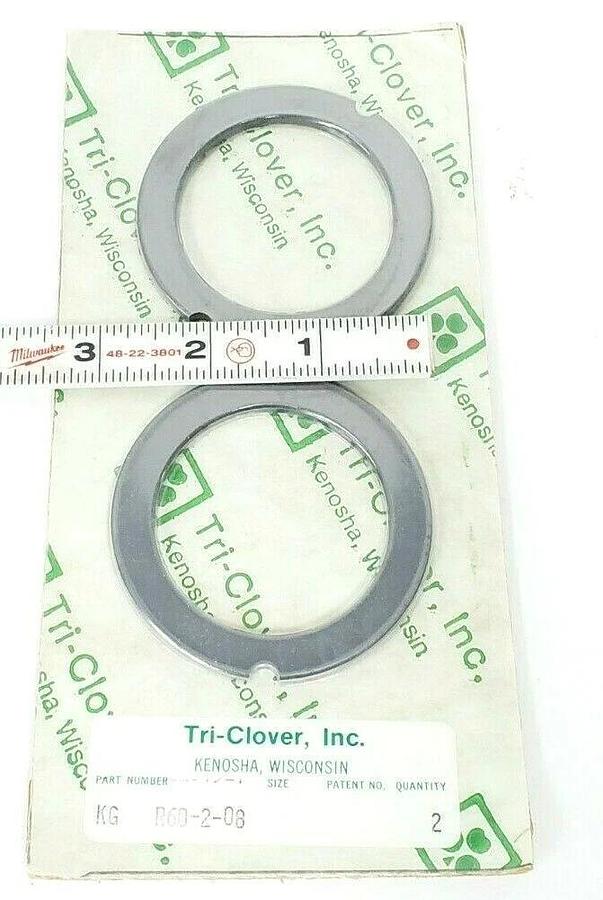 Used LOT OF 2 NEW TRI-CLOVER KG R60-2-08 CARBON IMPELLERS