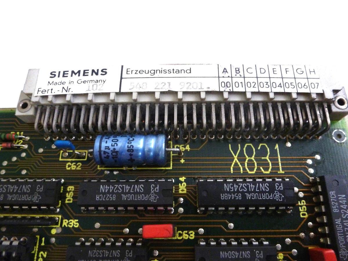 Used SIEMENS 6FX1122-1AA02 CNC COUPLING MODULE 03830 548-221-9201 6FX11221AA02