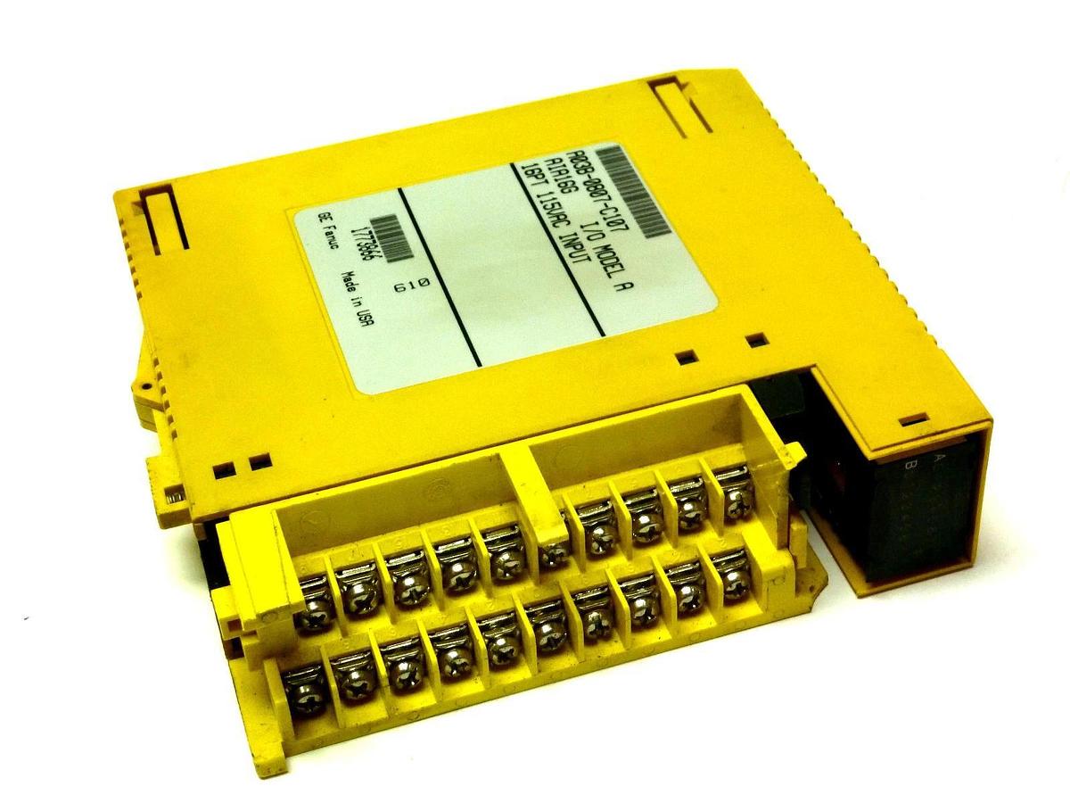 Used FANUC A03B-0807-C107 AIA16G INPUT MODULES A03B0807C107 W/O FRONT COVER