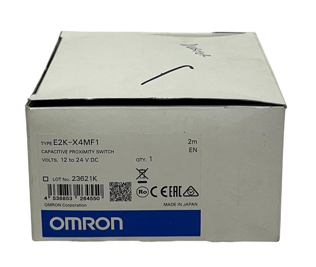 OMRON E2K-X4MF1 / E2KX4MF1 CAPACITIVE PROXIMITY SENSOR 12-24VDC 2M CABLE NSMP