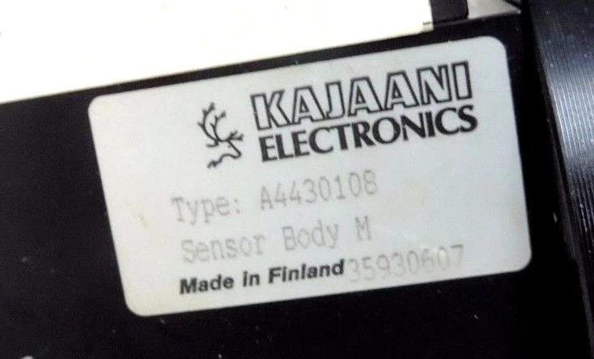 Used KAJAANI ELECTRONICS TYPE: A4430108 SENSOR BODY M