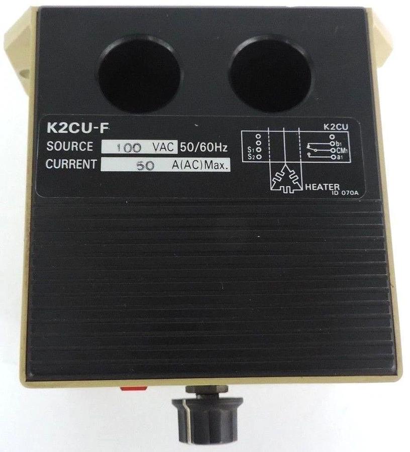 Used OMRON K2CU-F40A-C HEATER FAULT DETECTOR 100VAC, K2CU-F, K2CUF40AC