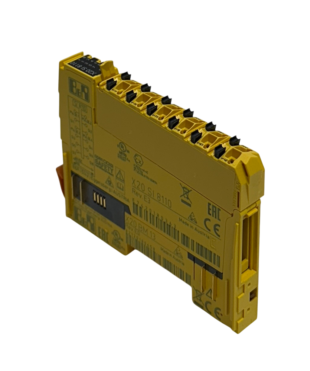 Used B&R X20 SI 8110 / X20SI8110 X20 SERIES DIGITAL SAFETY INPUT/OUTPUT MODULE NSNP