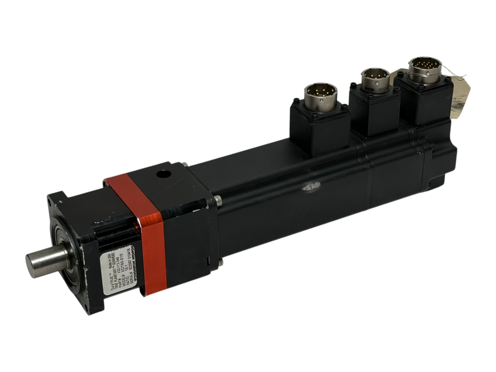 Used Giddings & Lewis NSM2304 B24 Servo Motor M.1015.6950 w/Micron XDT60-010 Gearbox