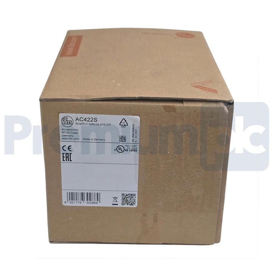 Used ifm Efector AC422S SmartPLC SafeLine 2ASi EIP Safety EtherNet/IP Gateway NSMP