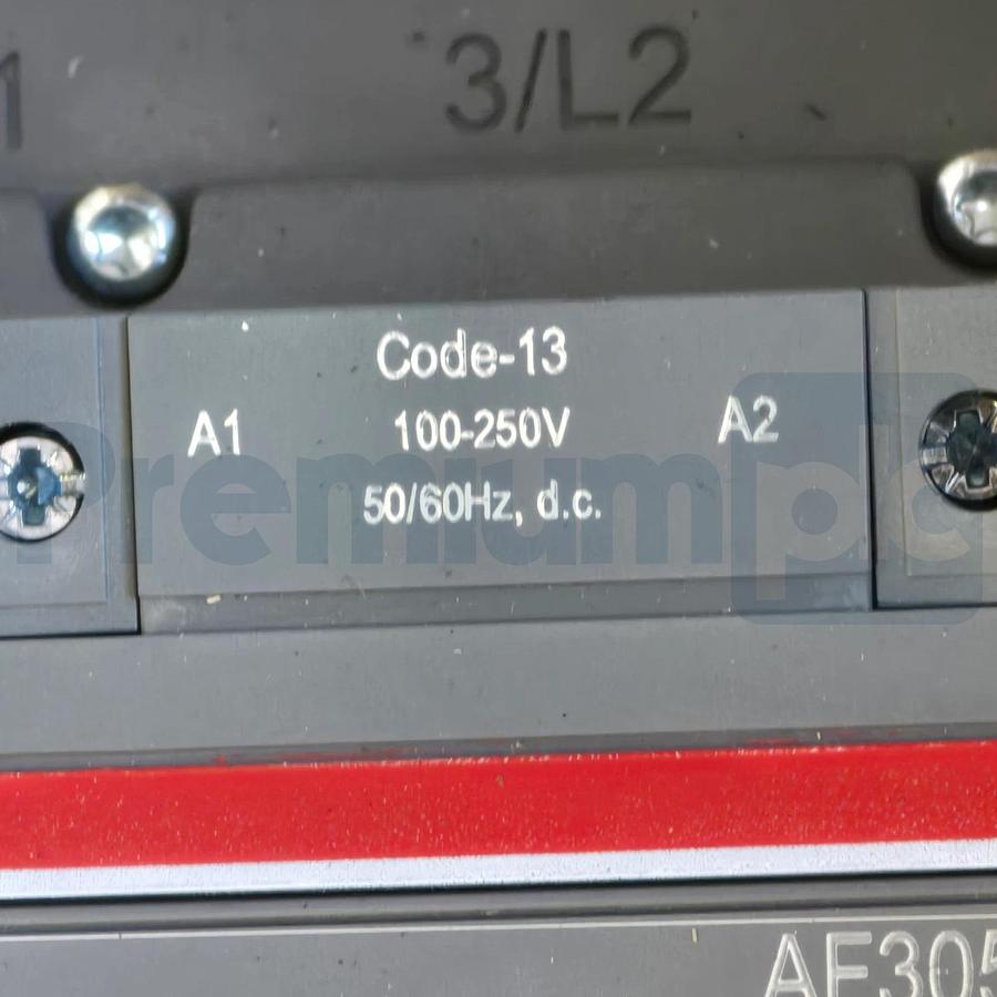 ABB Tmax XT5N 400 Ekip Dip LS/I Breaker w/ AF305-30 Contactor 400A 100-250V +Acc